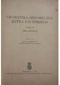 Gramatyka Historyczna Języka Łacińskiego Część II, 1950 r.
