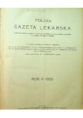 Polska gazeta lekarska Rok V nr 1 do 52 1926 r.