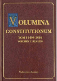 Volumina Constitutionum Tom 1 Volumen 1