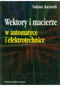 Wektory i macierze w automatyce i elektrotechnice