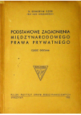 Podstawowe zagadnienia międzynarodowego prawa prywatnego