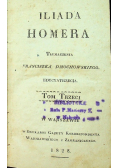 Iliada Homera Tom III 1828 r.