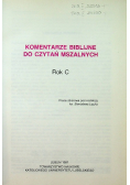 Komentarze biblijne do czytań mszalnych