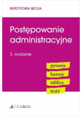 Postępowanie administracyjne Pytania Kazusy Tablice Testy