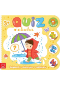Quiz malucha. Książeczka edukacyjna z naklejkami..