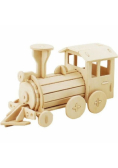 Drewniane puzzle 3D Lokomotywa