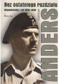 Bez ostatniego rozdziału Wspomnienia z lat 1939 - 1946
