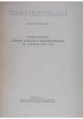 Publicystyka Józefa Ignacego Kraszewskiego w latach 1859-1872