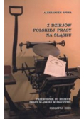 Z dziejów polskiej prasy na Śląsku