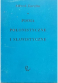 Pisma polonistyczne i slawistyczne