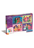 Puzzle 4w1 Super Kolor Disney Princess