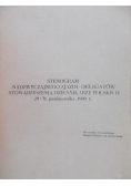 Stenogram Nadzwyczajnego Zjazdu Delegatów Stowarzyszenia Dziennikarzy Polskich 29 31 października 1980