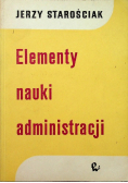Elementy nauki administracji