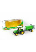 Traktor z przyczepką 20cm