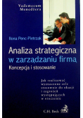Analiza strategiczna w zarządzaniu firmą Koncepcja i stosowanie