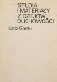Studia i materiały z dziejów duchowości