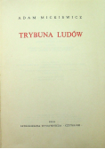 Mickiewicz Dzieła Tom XII Trybuna ludów
