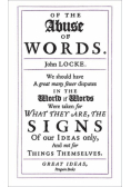 Of the Abuse of Words