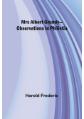 Mrs Albert Grundy-Observations in Philistia