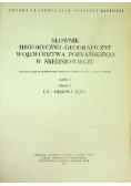 Słownik historyczno - geograficzny województwa poznańskiego