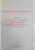 Lekcjonarz mszalny, tom VII