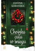 Choinka cała w śniegu