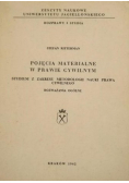 Pojęcia materialne w prawie cywilnym