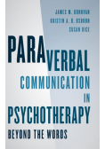 Paraverbal Communication in Psychotherapy