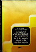 Filtracja oleju paliwa i powietrza w tłokowych silnikach spalinowych