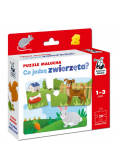 Co jedzą zwierzęta? Puzzle malucha