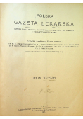 Polska gazeta lekarska Nr 1 do 52 Rok V 1926 r.