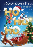Ho ho ho kolorowanka z naklejkami