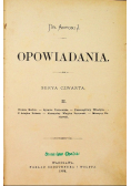 Opowiadania Serya Czwarta Część 2 1884 r.