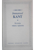 Krytyka władzy sądzenia Kant