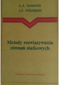 Metody rozwiązywania równań siatkowych