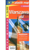 Warszawa 1:26 000 plan miasta laminowany