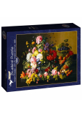 Puzzle 1000 Martwa natura z kwiatami i owocami
