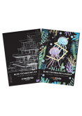 Blok techniczny czarny A4/10K Creatino (10szt)