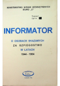 INFORMATOR o osobach skazanych