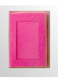 Karta passepartout + koperta pink 5szt