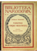 Pamiętniki o wojnie moskiewskiej 1920 r.