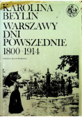 Warszawy dni powszednie 1800 1914