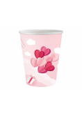 Kubeczki papierowe Love 250ml 6szt