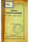 Uwagi Chrześcijańskie na każdy dzień miesiąca 1902 r.