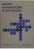 Metody matematyczne w socjologii
