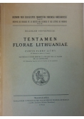 Tentamen Florae Lithuaniae,1933r