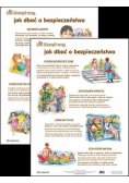 Plansza Miś Marcyś uczy jak dbać o bezpieczeństwo