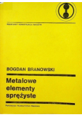 Metalowe elementy sprężyste
