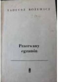 Przerwany egzamin