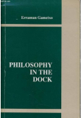 Philosophy in the dock